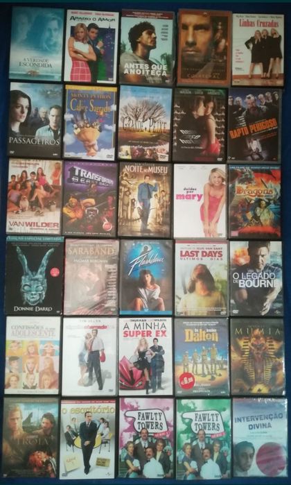 Lote 155 DVD's originais (Lote 8)