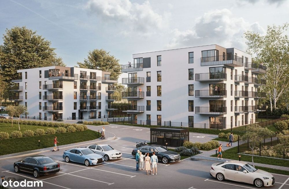 2-pokojowe mieszkanie 41m2 + balkon