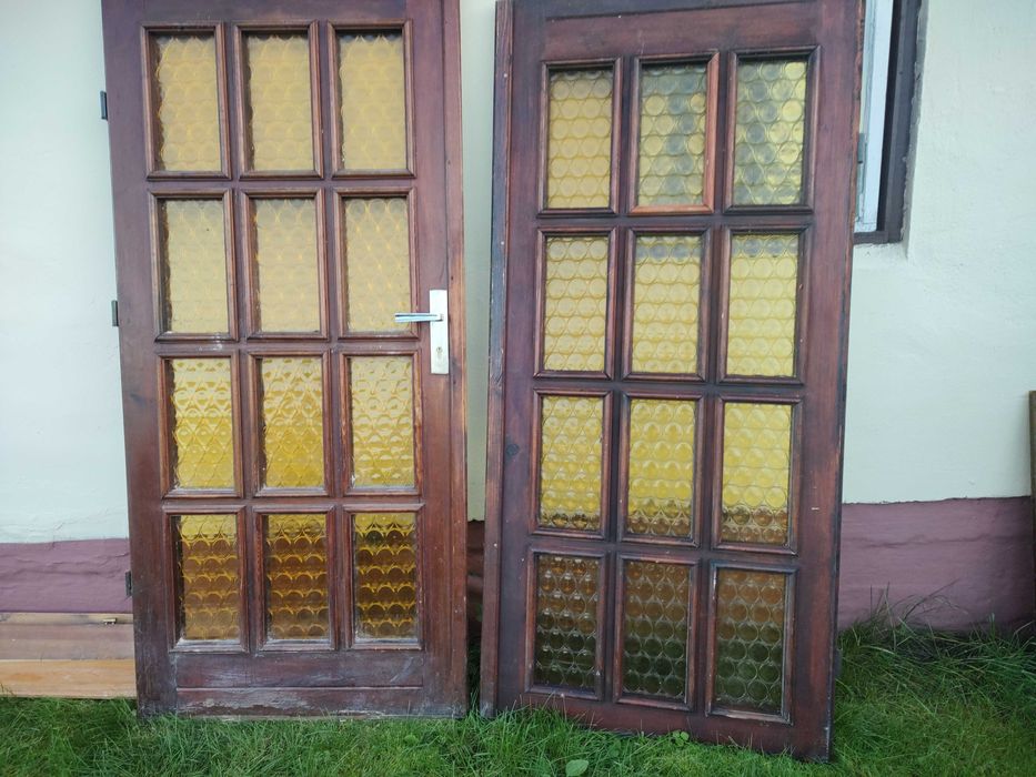 Drzwi drewniane sosnowe