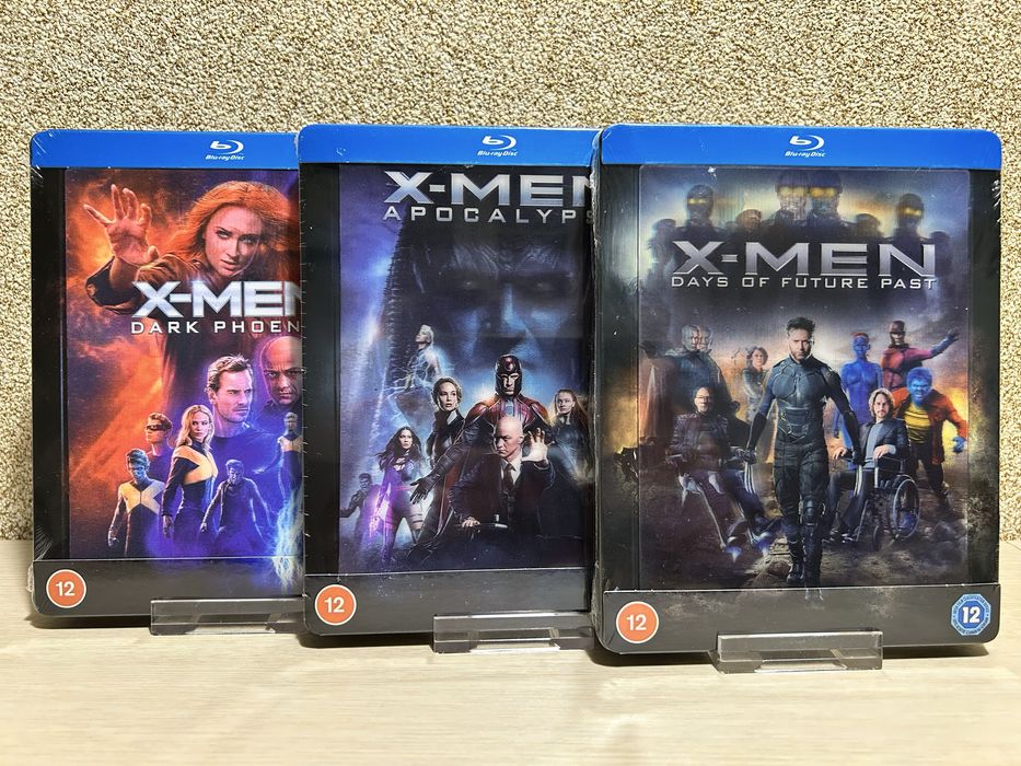 Steelbook Blu-ray Lenticular Железный человек 1-3 / Люди Икс: / Логан.