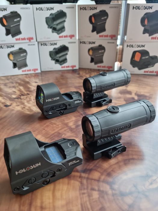 Комплект! Коліматорний приціл HOLOSUN HS510C +Магніфер HM3X Combo Set
