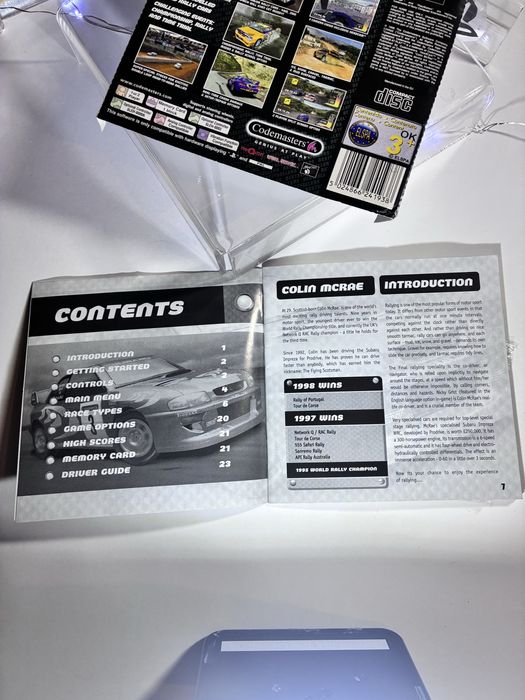 Colin McRae Rally PlayStation1 ps1 psx pudełko