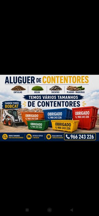 Aluga-se contentores
