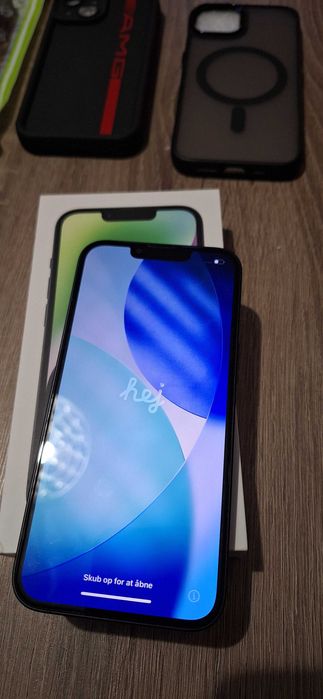 Iphon14  blekitny i grafitowy