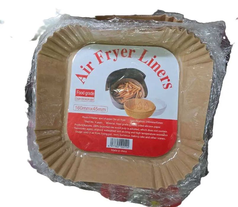 Пергаментні форми для аерогриля 50 шт. 160×45 мм. Паперові вкладиші