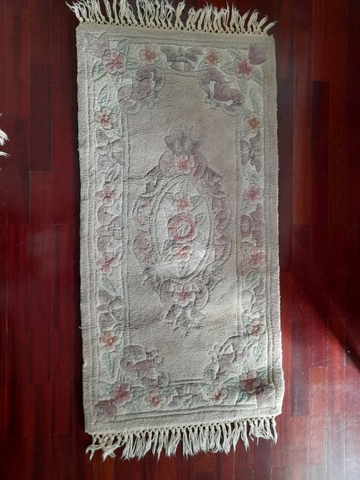 Conjunto de 3 tapetes de quarto em lá