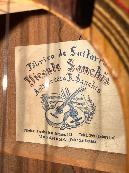 Guitarra Vicente Sanchis