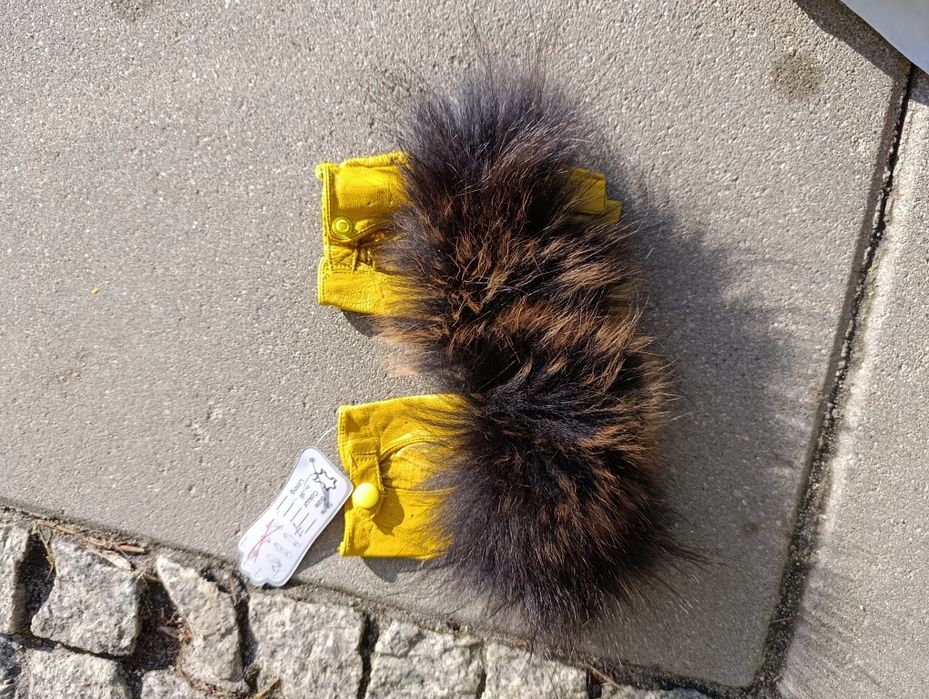rękawiczki skórzane mitenki