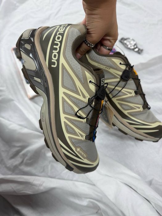 Salomon XT-6 Brown beige Gore-Tex