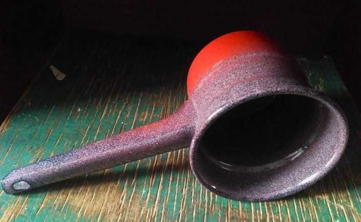 ПОДАРОК  кофеварка турка металл эмалированная новая раритет 450 мл