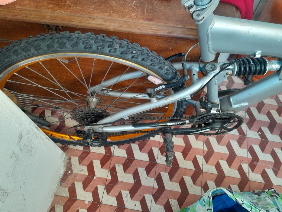 Bicicleta de alumínio grande  cm machas