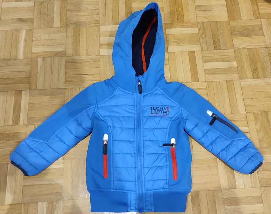 Kurtka chłopięca rozm. 92 C&A Softshell ocieplana polarem