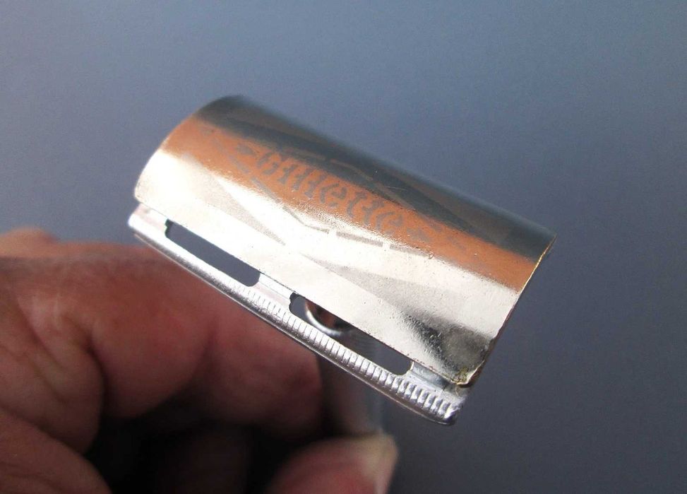 1960's GILLETTE End Ball Handle TECH Máquina de Barbear - Made in England