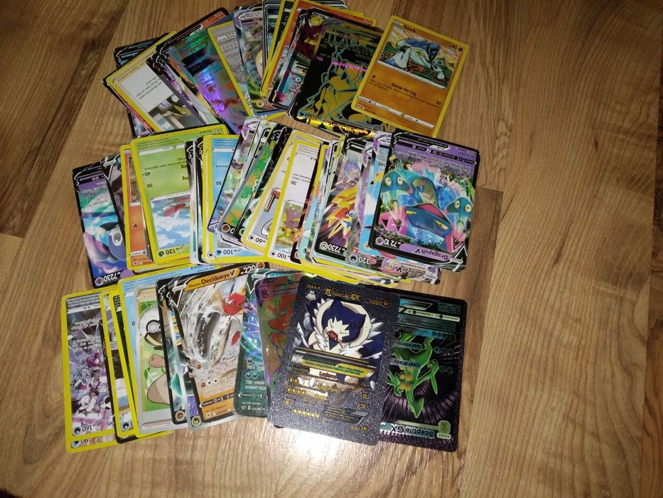 Puszka z kartami Pokemon 112 szt