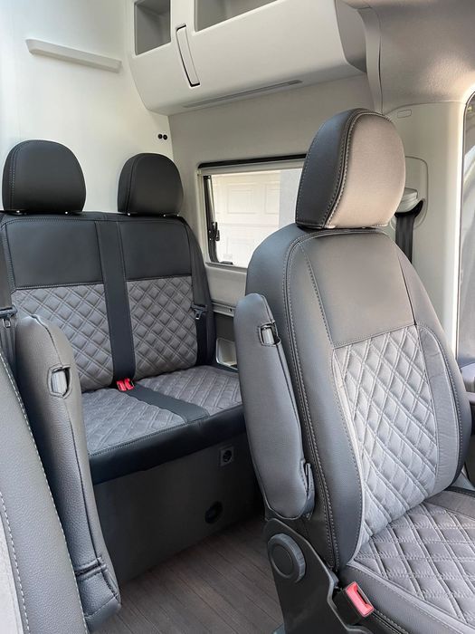 Pokrowce samochodowe premium skóra + pikowany welur Gorzów Wlkp