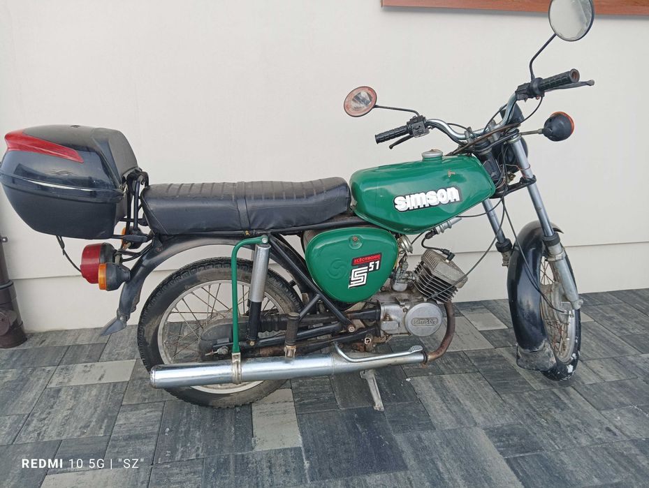 Simson S51, S50 - kierunkowskazy przód - DDR