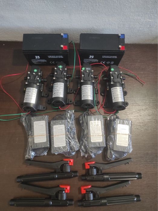 Аккумулятор мотор-помпа ручка зарядка к эл опрыскивателю