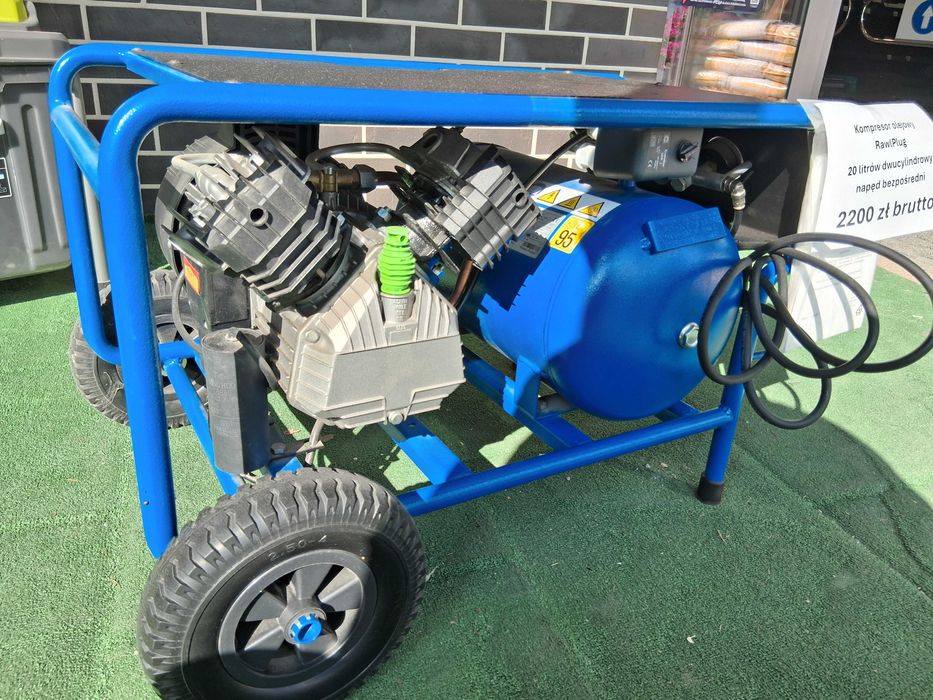 Kompresor olejowy 20l 10 Bar R-RAWL-C20-PRO