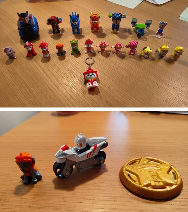 Figurki i pojazdy z Psiego Patrolu 17 figurek + 2 pojazdy Psi Patrol