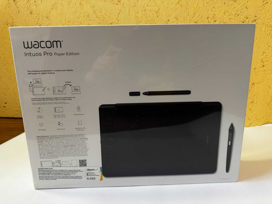 Графічний планшет Wacom Intuos Pro Paper M (PTH660PN)
