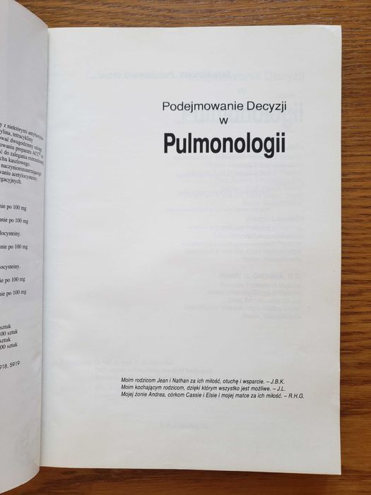 Podejmowanie decyzji w Pulmonologii - Karlinsky, Lau, Goldstein