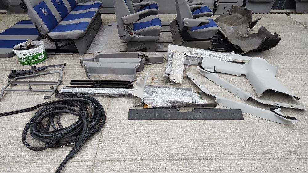 Vw t4 Multivan Atlantis wnętrze tapicerki fotele komplet