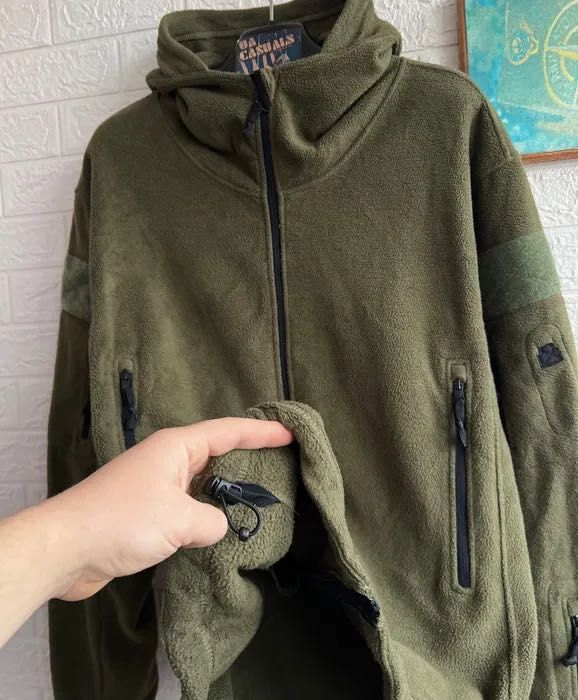 Тактична флісова кофта Savage Island військова мілітарі олива р2-3ХЛ