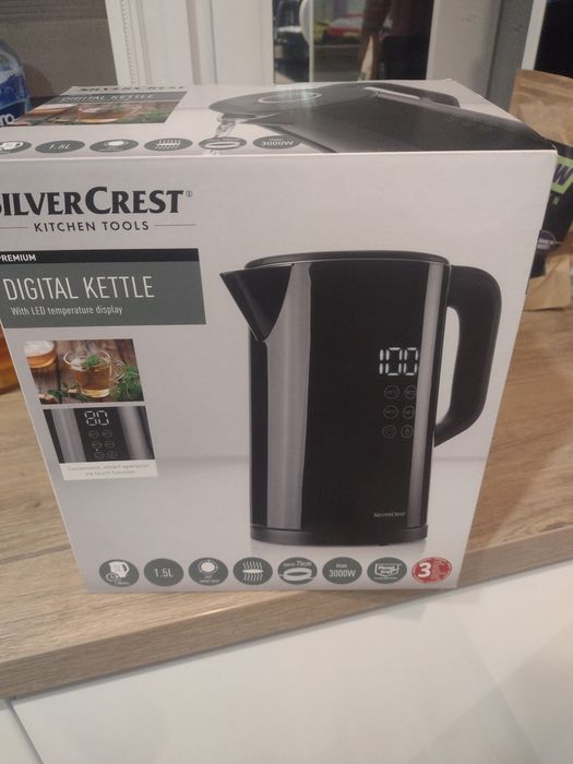Czajnik elektryczny 4 poziomy temperatury SilverCrest SWD 3000 W 1,5L