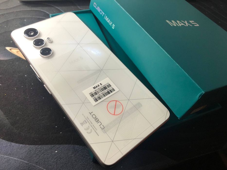 ‼️ Новий оригінальний Cubot MAX5 12/256 Gb  White  New ‼️