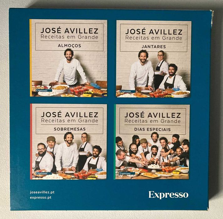 3 Livros José Avillez Receitas em Grande