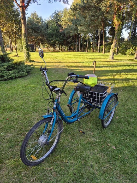 Rower trójkołowy elektryczny