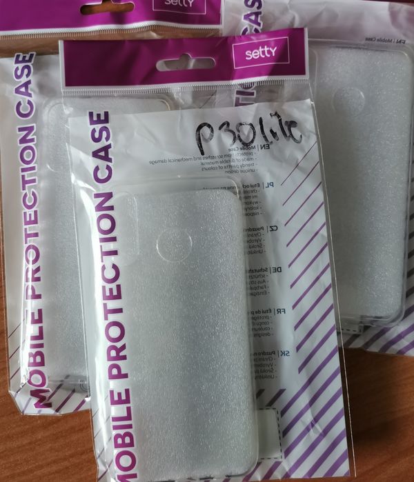 Huawei P30 lite etui bezbarwne i szkło hartowane na ekran