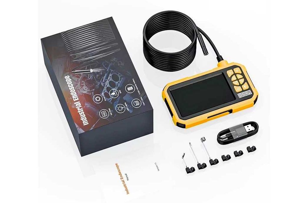 Kamera Inspekcyjna Endoskop 10 m 2 Kamery 
2x Full Hd 1080p , 2 Kamery