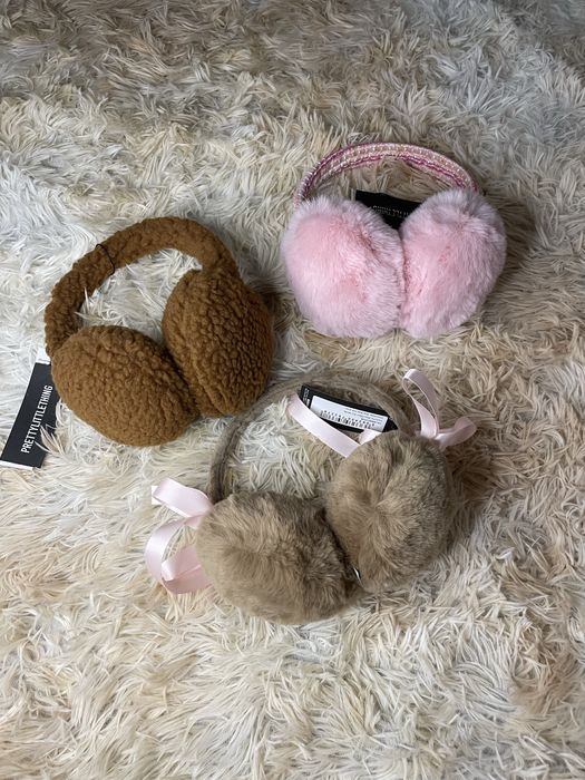 Модні наушники тедді та плюшеві