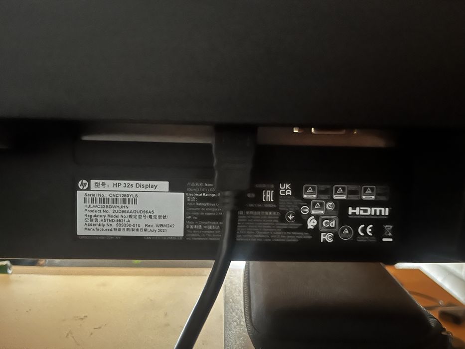 Monitor HP 32 Polegadas