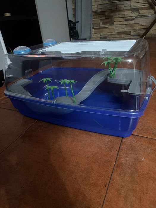 Aquário para tartarugas