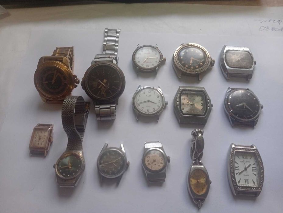 Лот часів разних, 14 штук.
