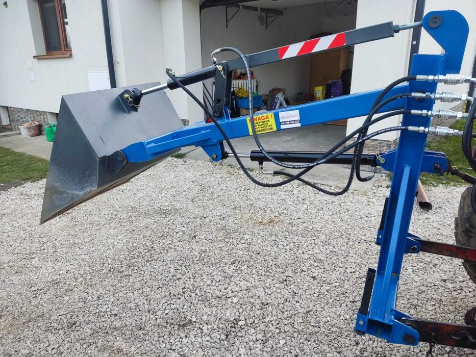 Ładowacz na tuz traktora traktorka podwójna hydraulika solidny mocny