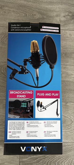 Pack Estúdio c/ Microfone Condensador