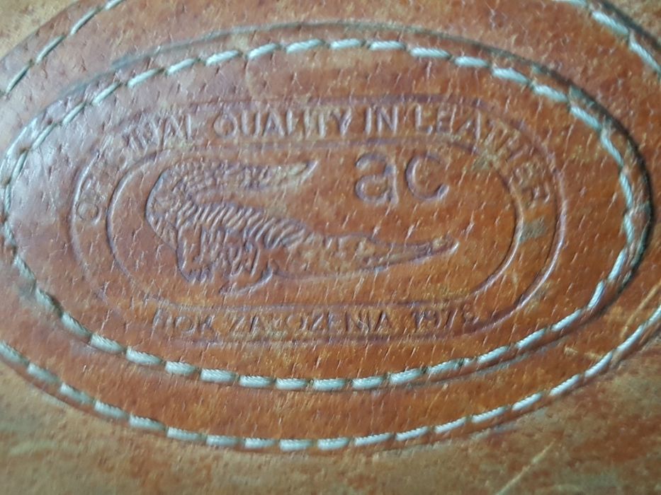 Torba lekarska, podróżna skóra,  real vintage antyk