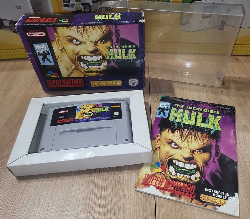 Gra The Incredible Hulk - NINTENDO SNES - DB stan Komplet +Protektor