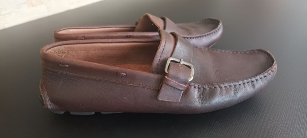 Prada mocassins pele para homem