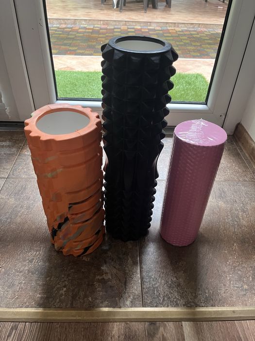 Масажний рол, МФР  та килимок для фітнесу та йоги