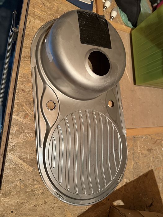 Zlewozmywak kuchenny Franke stalowy z ociekaczem