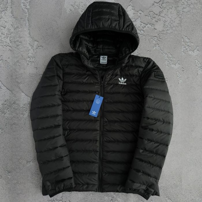 Куртка Adidas осінь чоловіча чорна | Мужская спортивная куртка Адидас демисезон черная