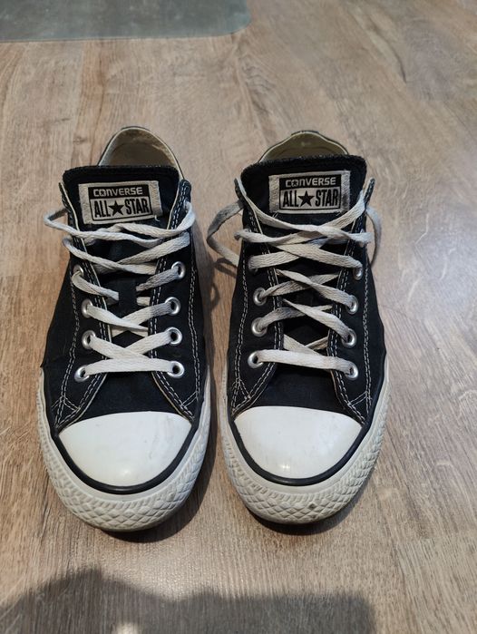 Czarne krótkie trampki Converse roz. 41