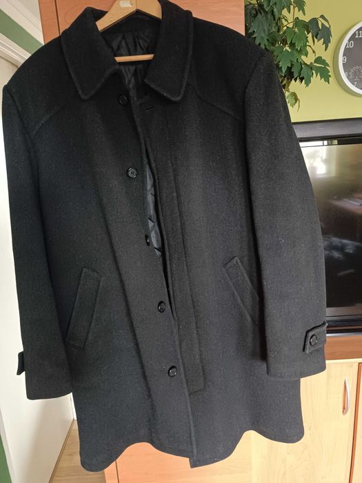 Płaszcz męski czarny