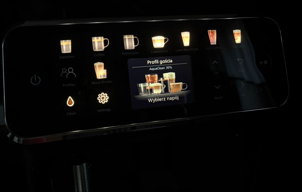 Ekspres philips latte go 5500 z funkcją kawy mrożonej