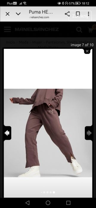 Spodnie dresowe damskie Puma 38 M