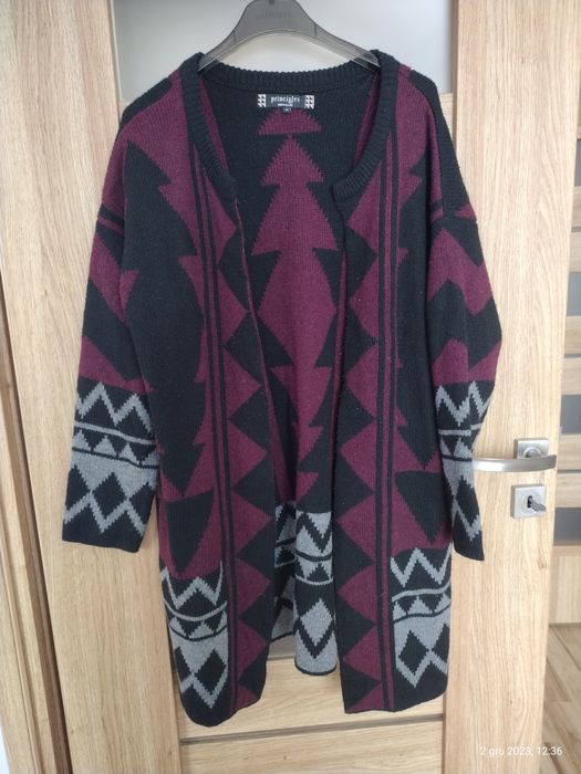 Kardigan długi sweter